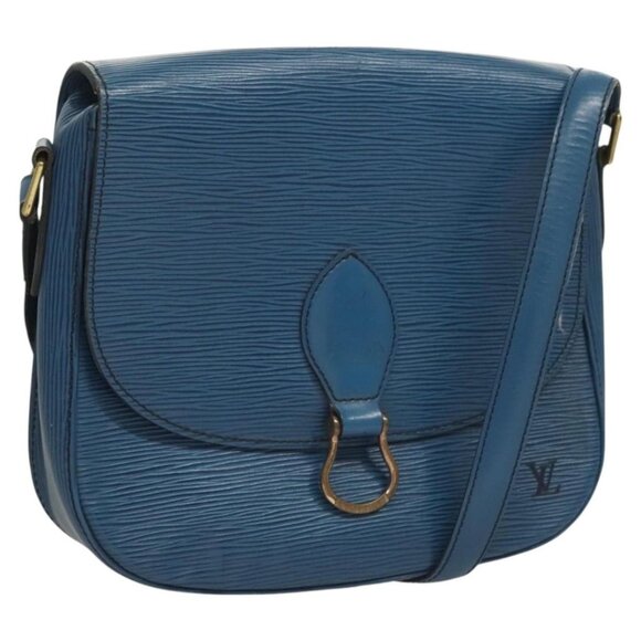 LOUIS VUITTON Epi Saint Cloud GM Shoulder Bag Toledo Blue - Picture 2 of 16